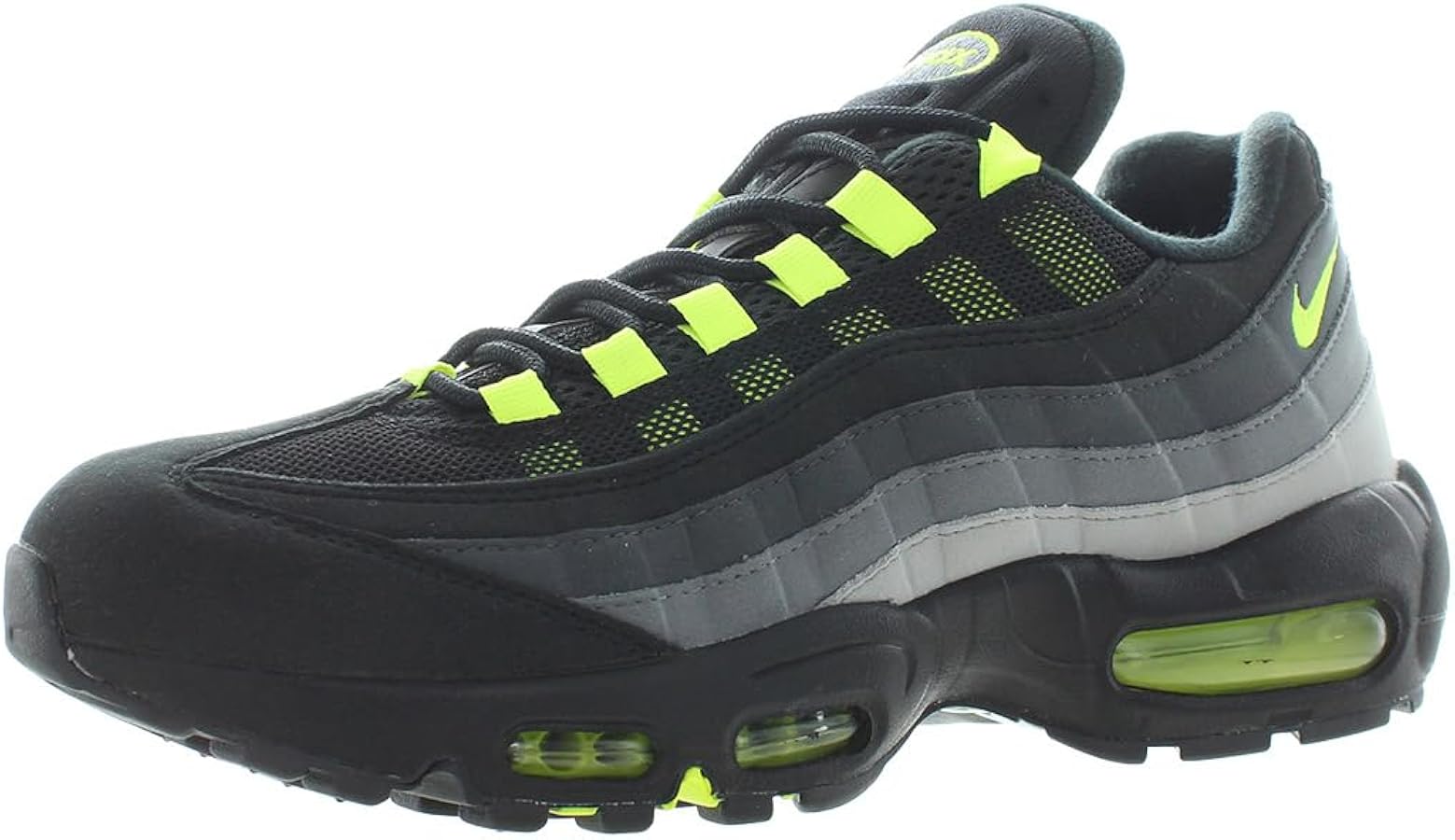靴 Nike Air Max 95 Black/Volt Amazon.com | Nike Air Max 95 JD Unisex Shoes Size 12, Color